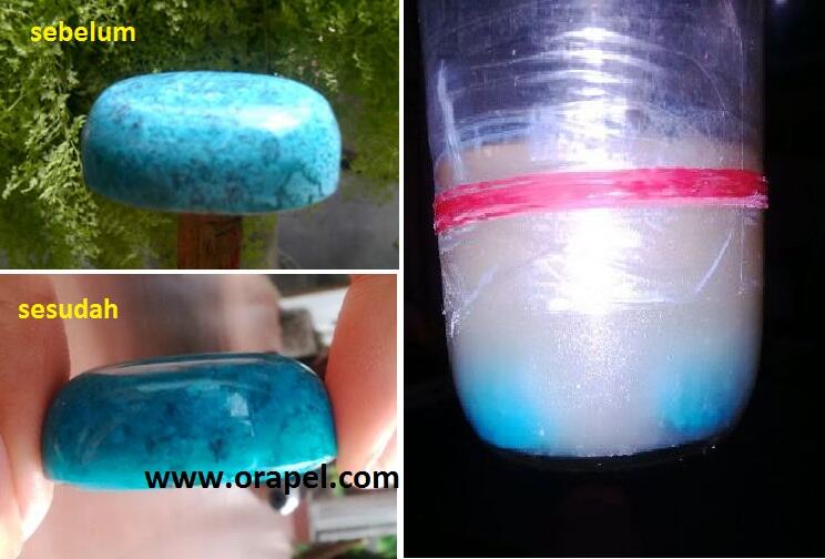 Orapel cairan perawatan bacan dan akik lainnya