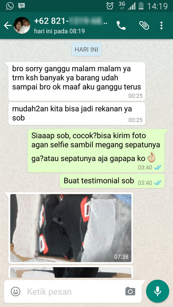 OFFICIAL TESTIMONIAL BY ISFAN FAJAR