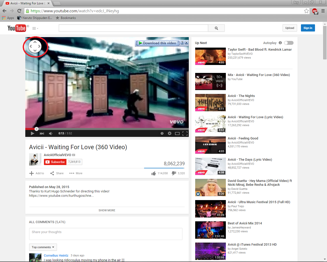 Waiting For Love Video 360 Derajat Pertama