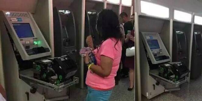 Kartu Tertelan, Wanita Bobol Mesin ATM dengan Tangan Kosong