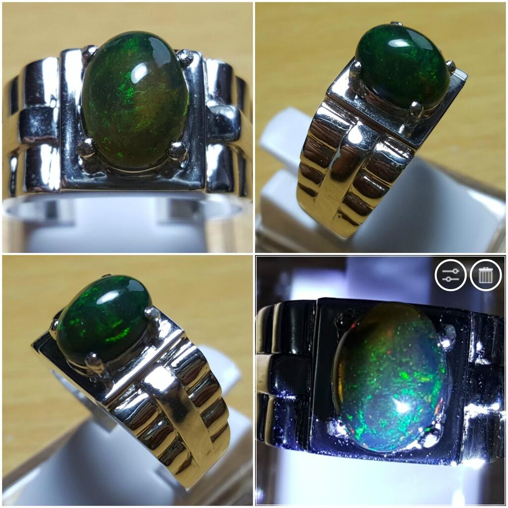 LELANG SUDAH KUDUGA ITU BATU! (FANCY BLUE DIAMOND AND TOP GEMS IN SILVER 925!)