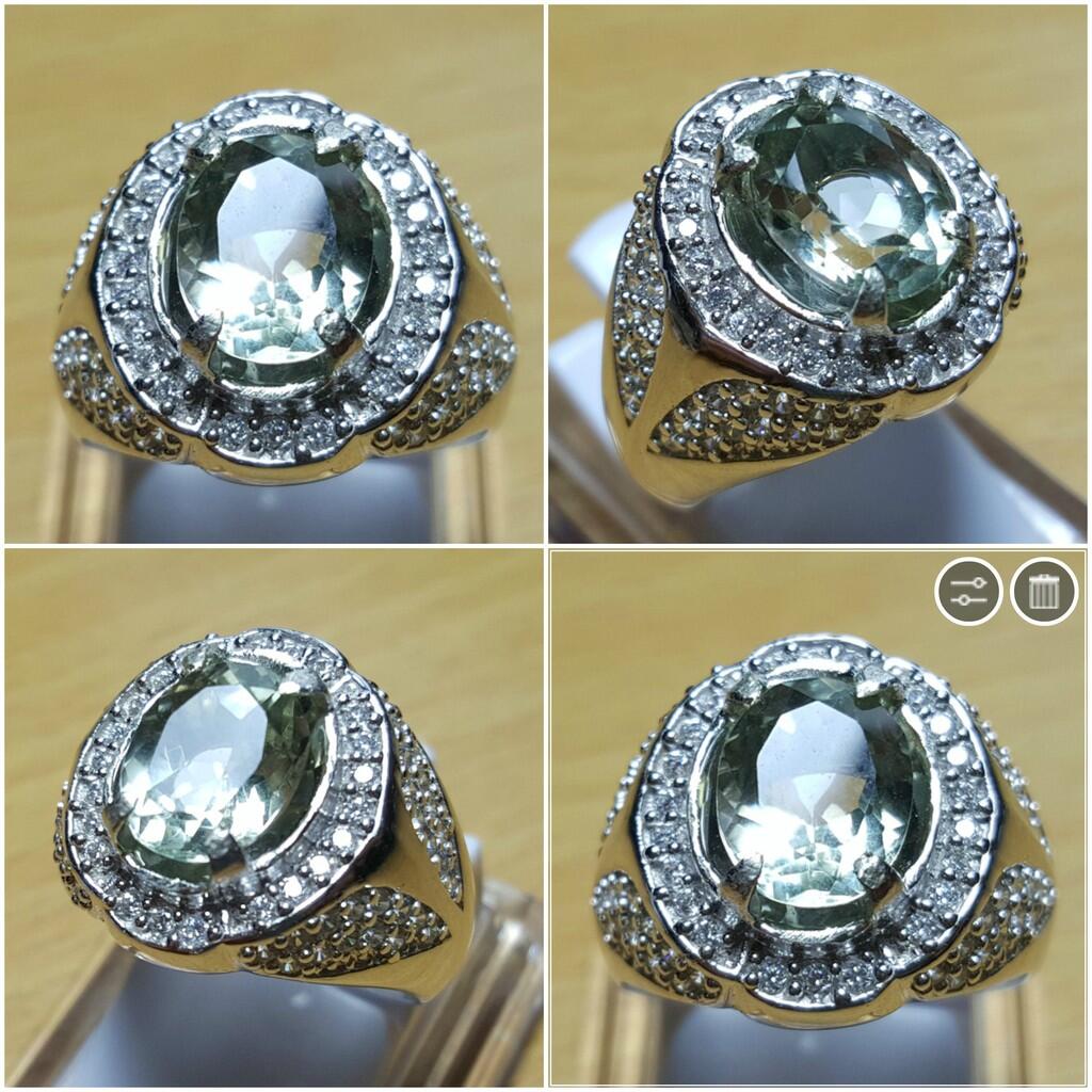 LELANG SUDAH KUDUGA ITU BATU! (FANCY BLUE DIAMOND AND TOP GEMS IN SILVER 925!)