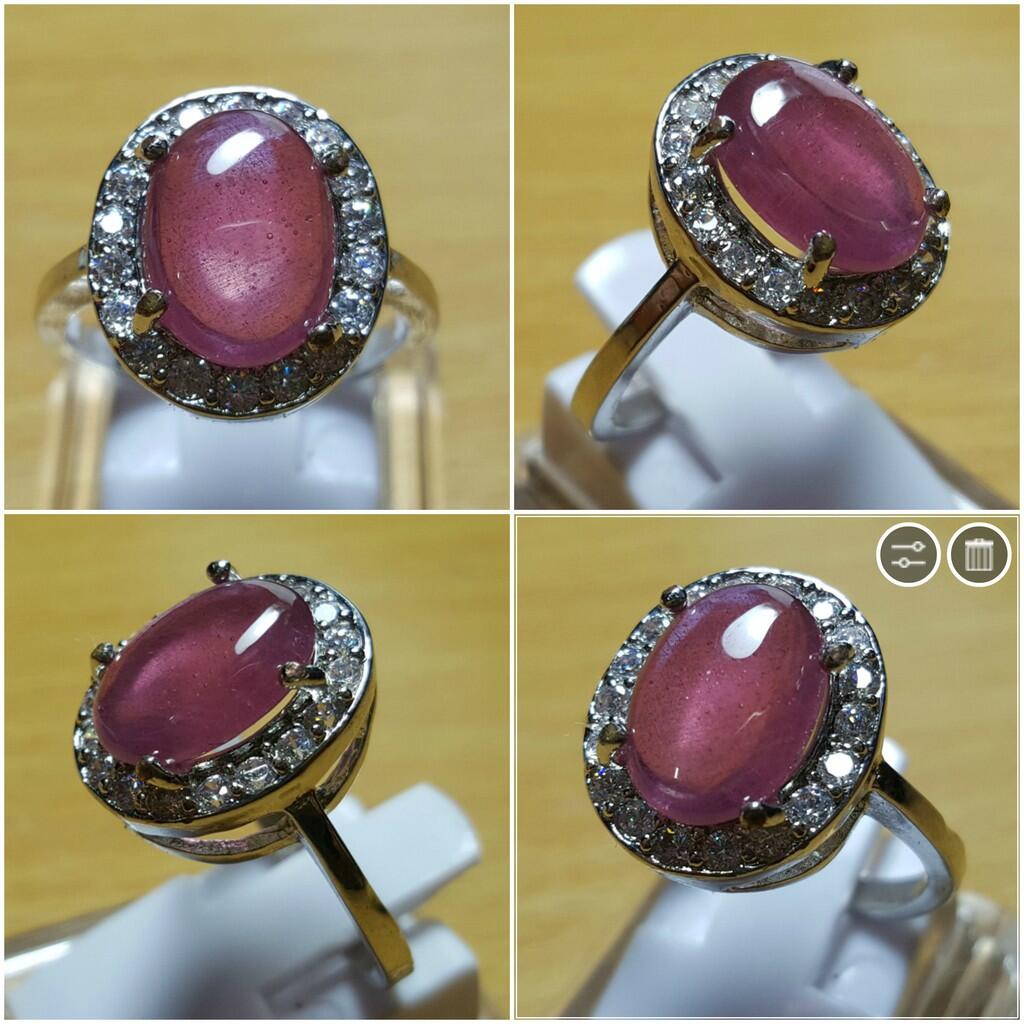 LELANG SUDAH KUDUGA ITU BATU! (FANCY BLUE DIAMOND AND TOP GEMS IN SILVER 925!)