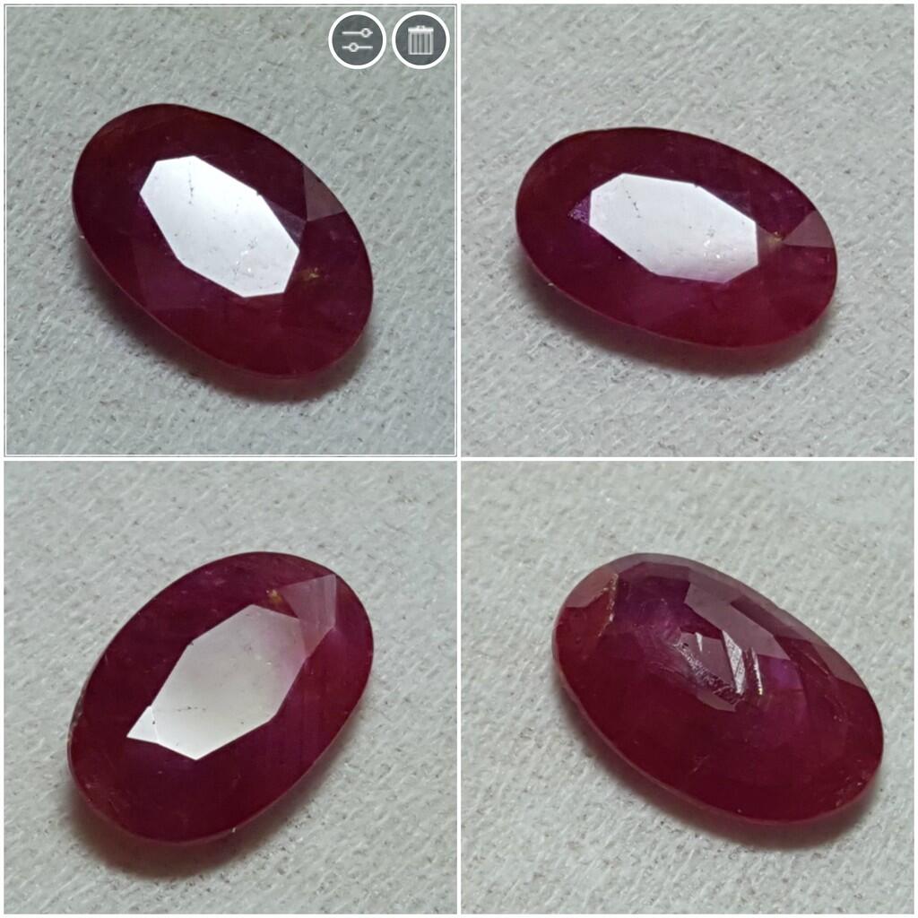 LELANG SUDAH KUDUGA ITU BATU! (FANCY BLUE DIAMOND AND TOP GEMS IN SILVER 925!)