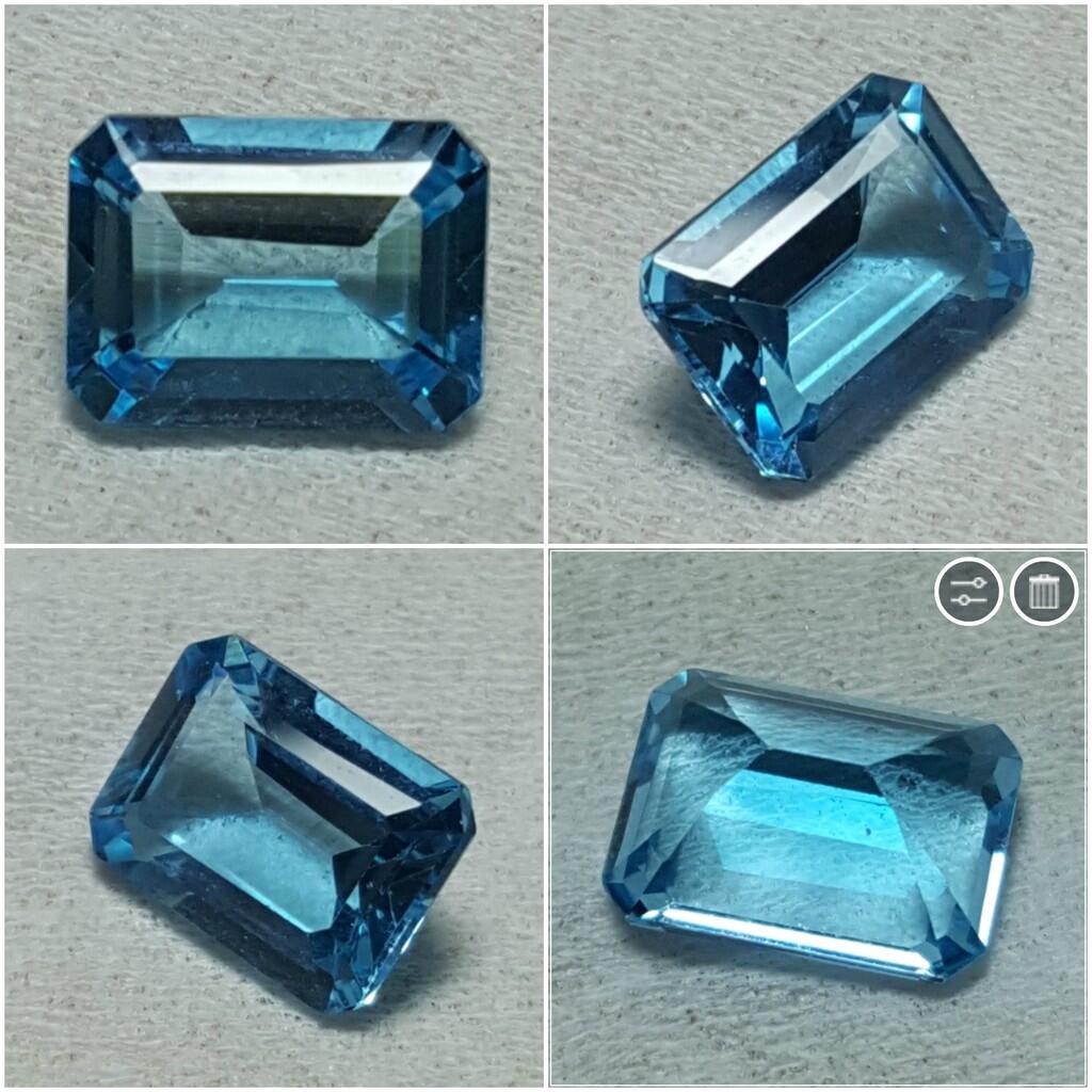 LELANG SUDAH KUDUGA ITU BATU! (FANCY BLUE DIAMOND AND TOP GEMS IN SILVER 925!)