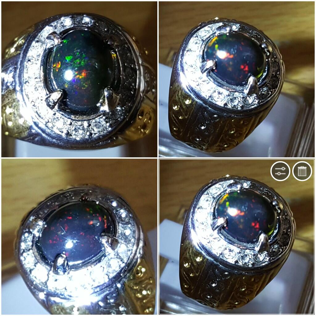LELANG SUDAH KUDUGA ITU BATU! (FANCY BLUE DIAMOND AND TOP GEMS IN SILVER 925!)
