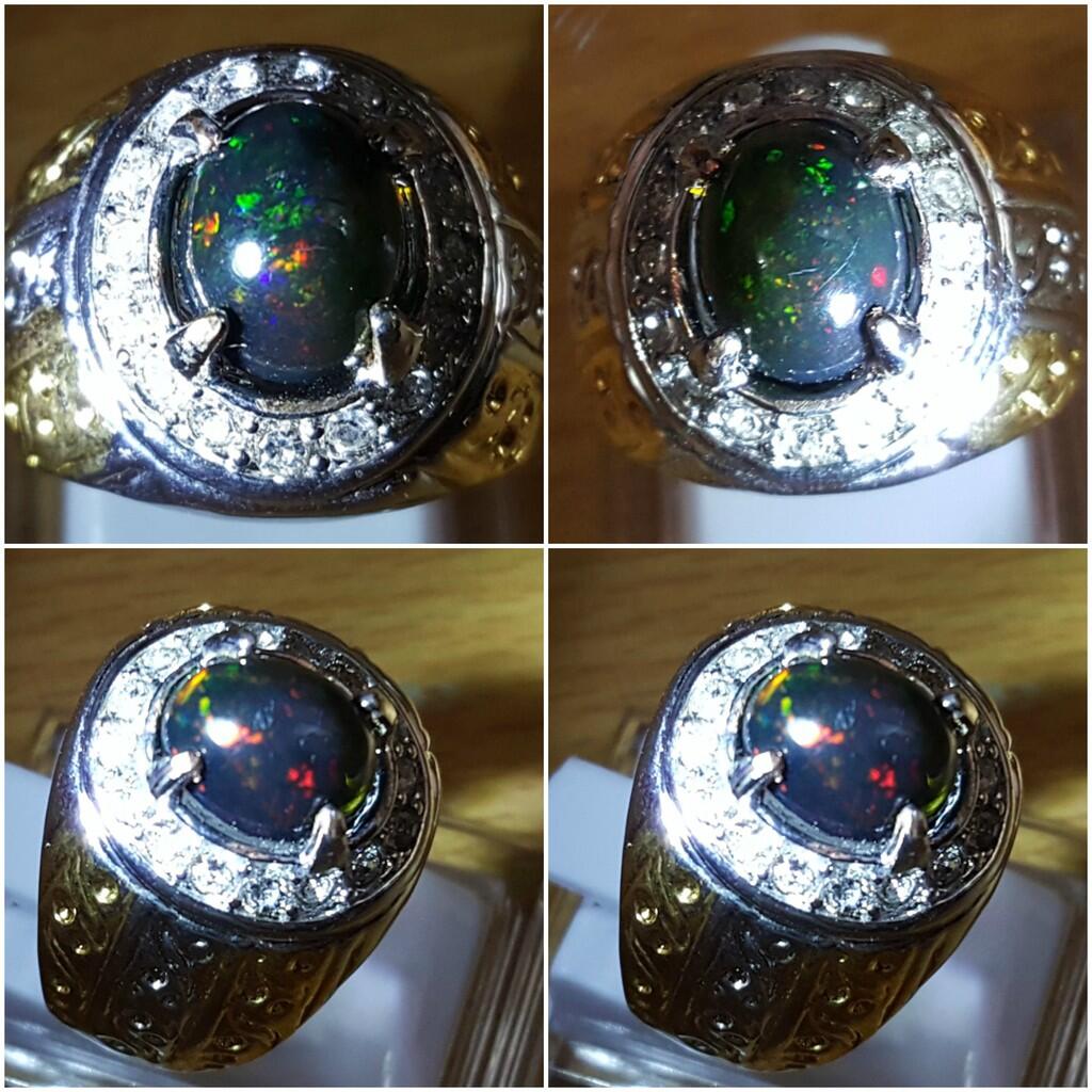 LELANG SUDAH KUDUGA ITU BATU! (FANCY BLUE DIAMOND AND TOP GEMS IN SILVER 925!)