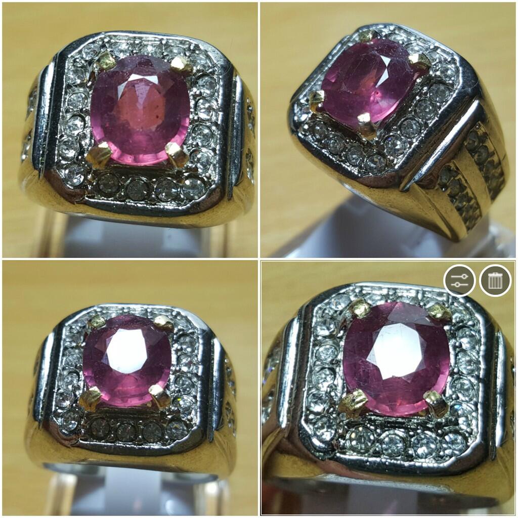 LELANG SUDAH KUDUGA ITU BATU! (FANCY BLUE DIAMOND AND TOP GEMS IN SILVER 925!)
