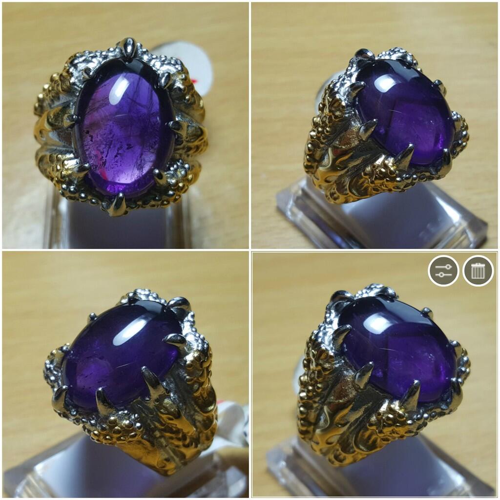 LELANG SUDAH KUDUGA ITU BATU! (FANCY BLUE DIAMOND AND TOP GEMS IN SILVER 925!)