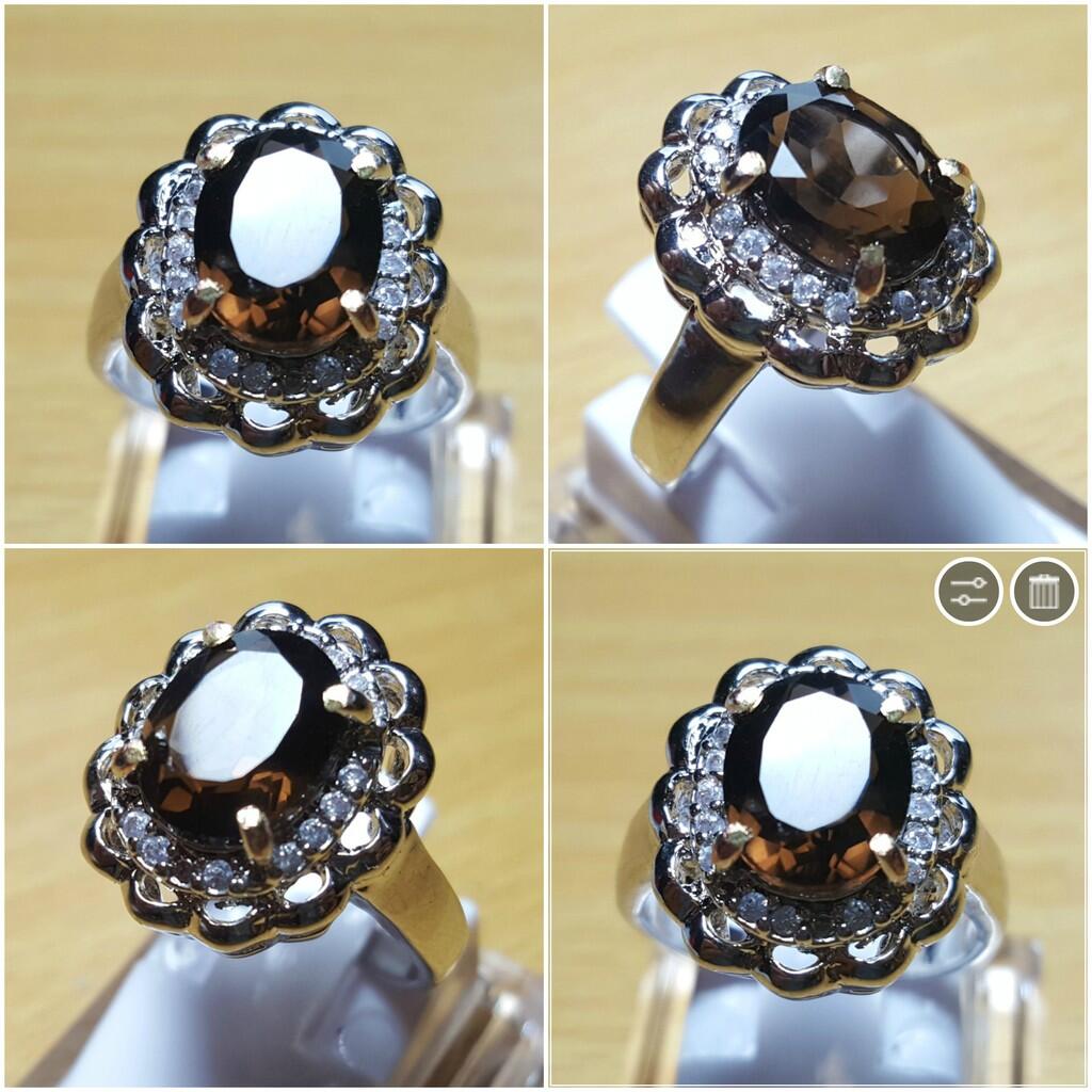 LELANG SUDAH KUDUGA ITU BATU! (FANCY BLUE DIAMOND AND TOP GEMS IN SILVER 925!)