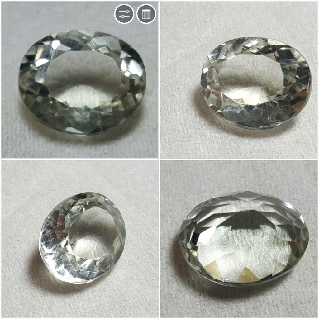 LELANG SUDAH KUDUGA ITU BATU! (FANCY BLUE DIAMOND AND TOP GEMS IN SILVER 925!)