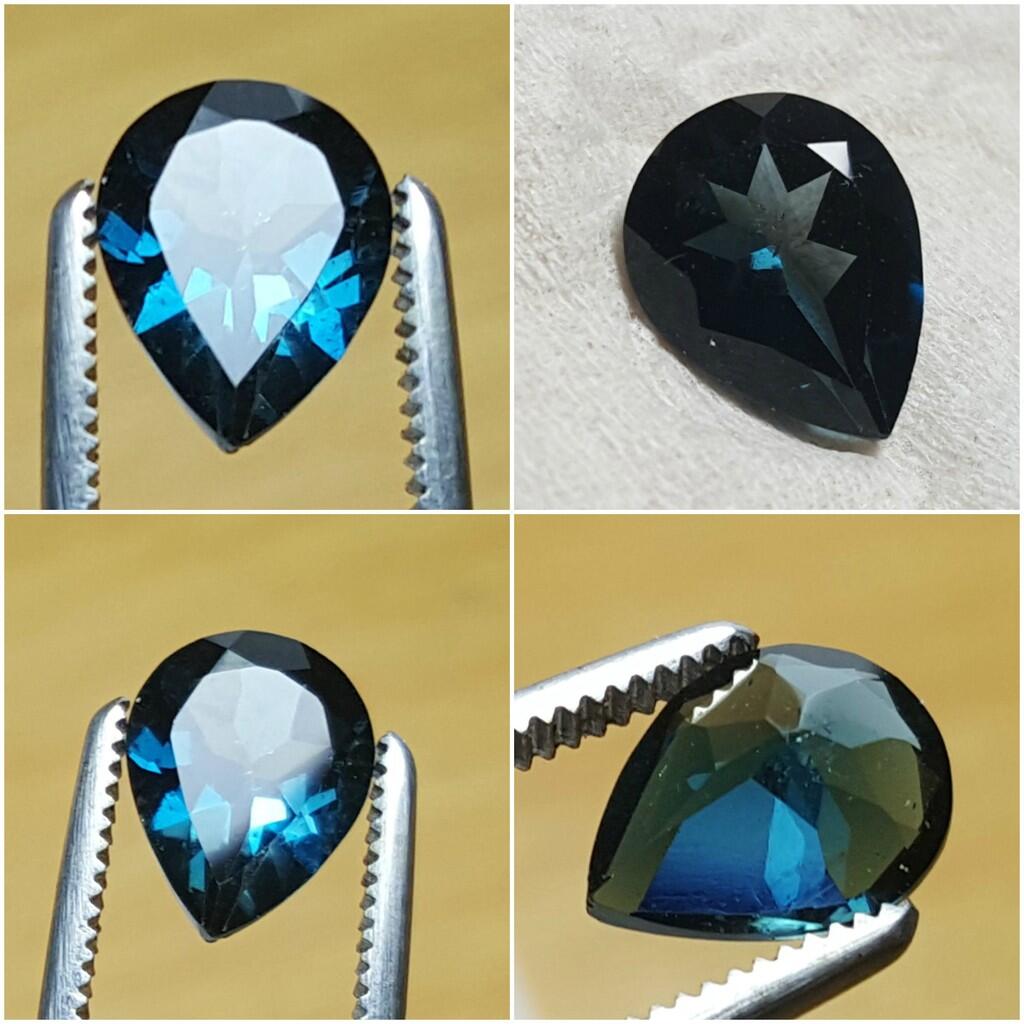LELANG SUDAH KUDUGA ITU BATU! (FANCY BLUE DIAMOND AND TOP GEMS IN SILVER 925!)