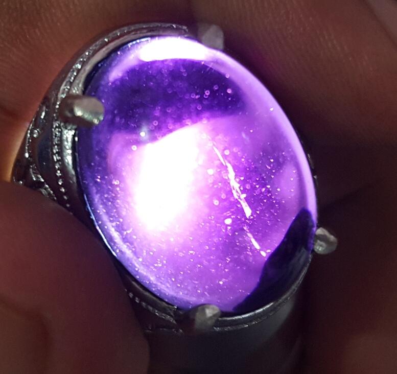 LELANG SUDAH KUDUGA ITU BATU! (FANCY BLUE DIAMOND AND TOP GEMS IN SILVER 925!)