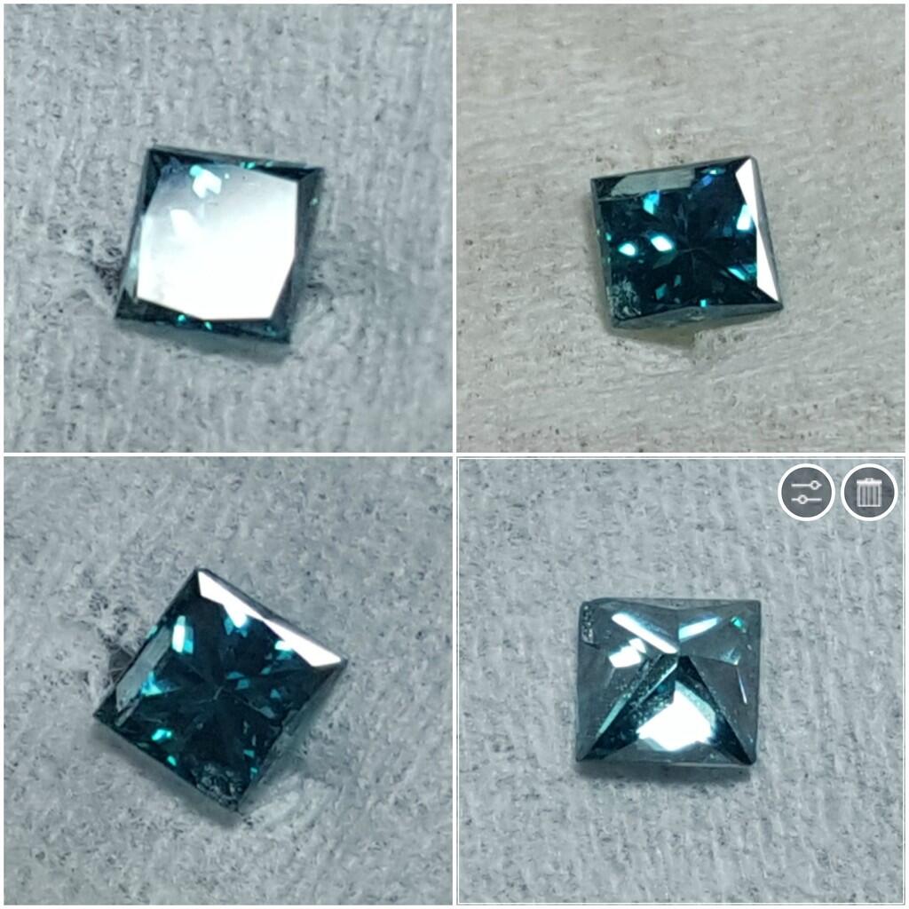 LELANG SUDAH KUDUGA ITU BATU! (FANCY BLUE DIAMOND AND TOP GEMS IN SILVER 925!)
