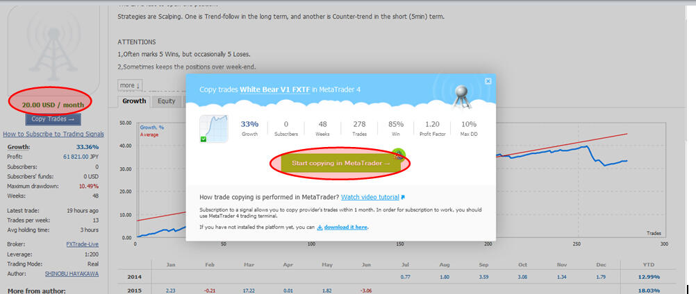 Trading Mengunakan Copy Trade