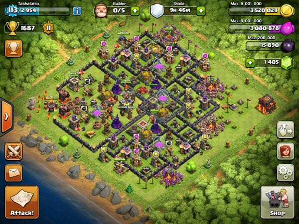 Sijual id clash of clans TH 10 dengan id lengkap DKI jakarta