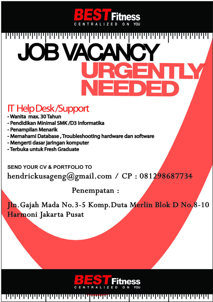 Lowongan IT Support Jakarta