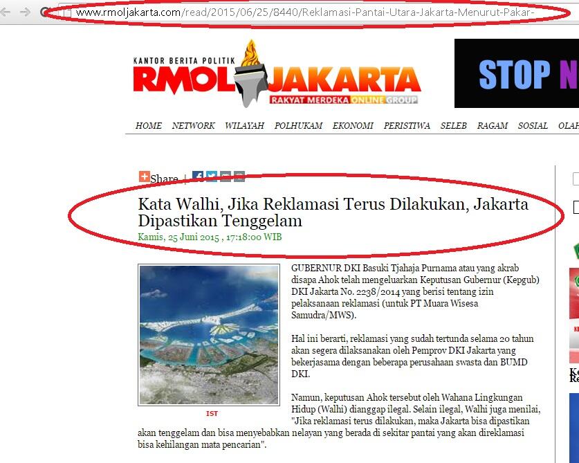 Warga Komplain Karena Judul Tulisannya Dipelintir RMOLJAKARTA