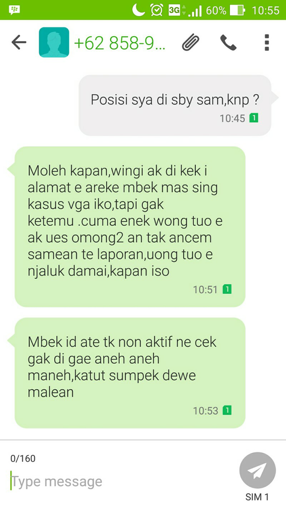 PENIPUAN PENJUALAN PS4 DARI ID ABEEJUNGKIZ