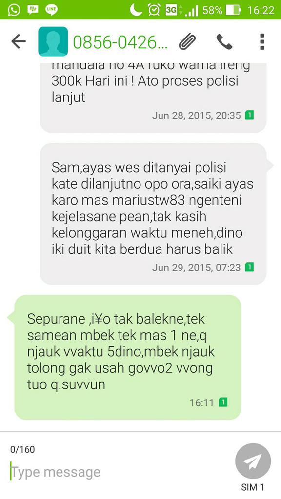PENIPUAN PENJUALAN PS4 DARI ID ABEEJUNGKIZ