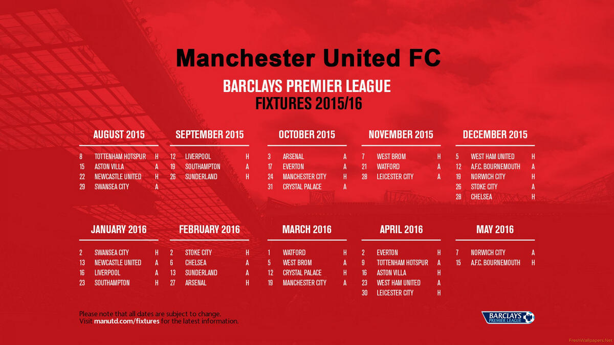 Manchester United On Season 2015 2016 One United Kaskus One