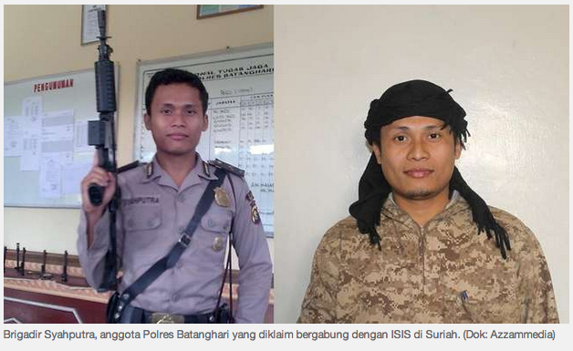 Polisi (Brigadir Syahputra) yg menjadi anggota ISIS tewas