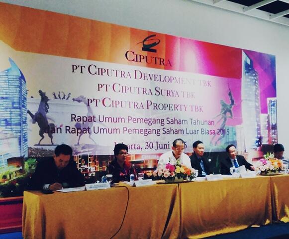 Ciputra Group Beri Ekspektasi Positif Terhadap Kebijakan Pemerintah