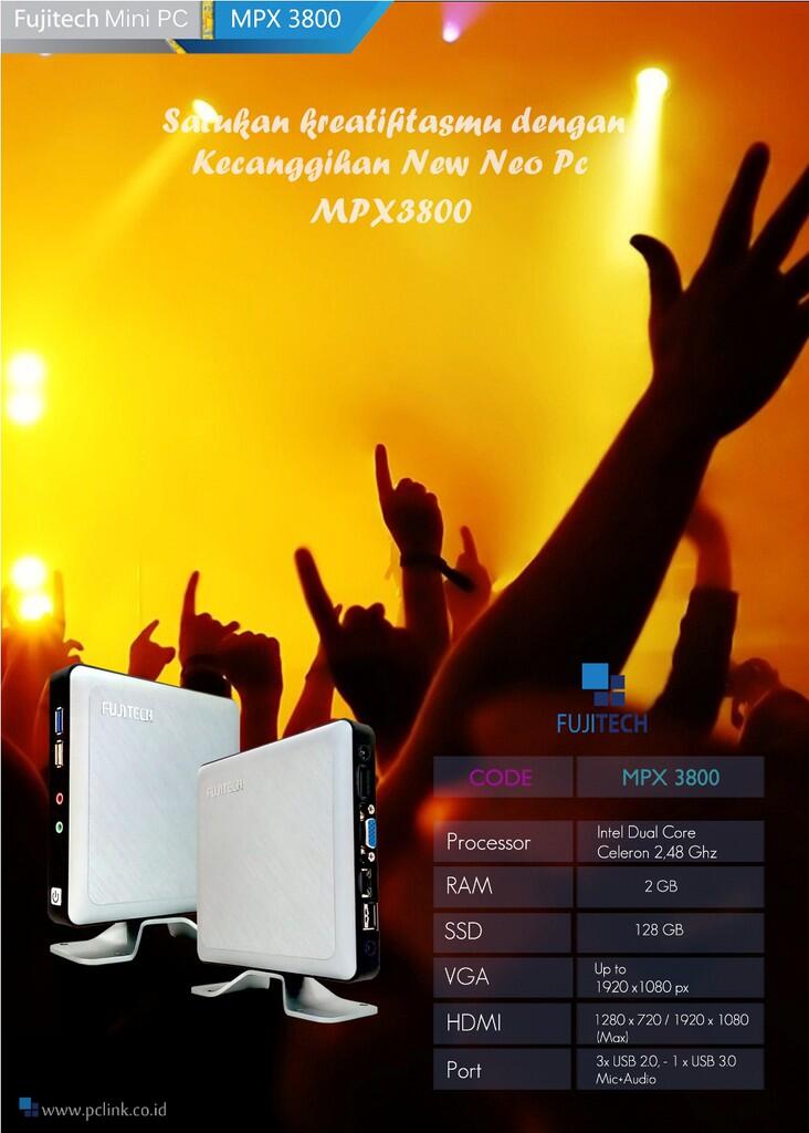 KECANGGIHAN KOMPUTER MINI PC FUJITECH MPX 3800
