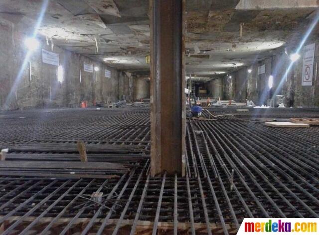 Begini penampakan stasiun bawah tanah dan terowongan MRT Jakarta