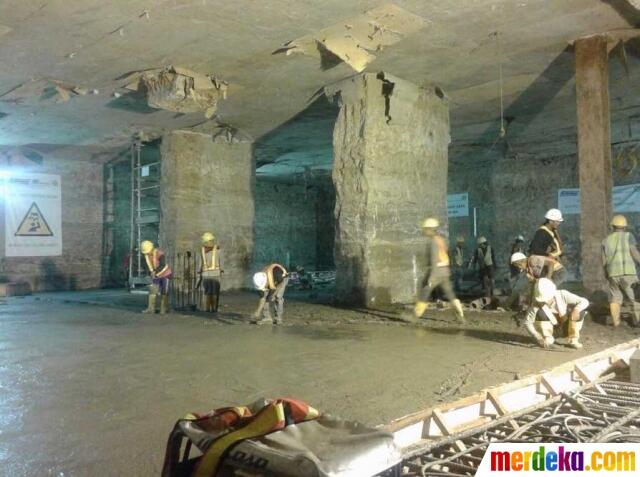 Begini penampakan stasiun bawah tanah dan terowongan MRT Jakarta