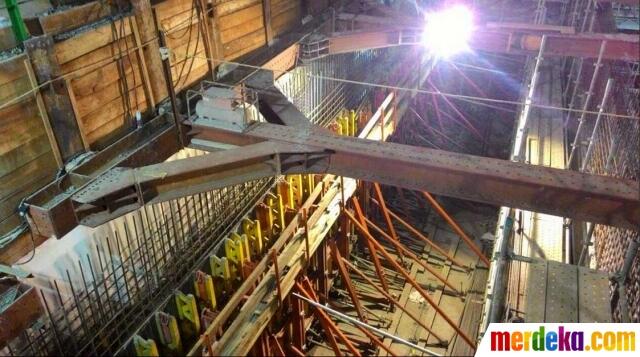 Begini penampakan stasiun bawah tanah dan terowongan MRT Jakarta