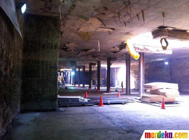 Begini penampakan stasiun bawah tanah dan terowongan MRT Jakarta