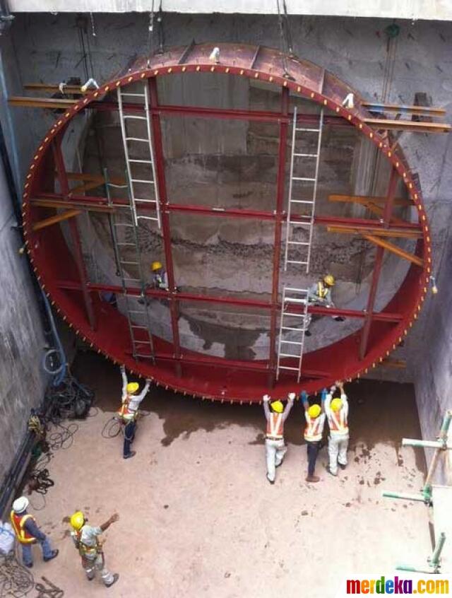 Begini penampakan stasiun bawah tanah dan terowongan MRT Jakarta