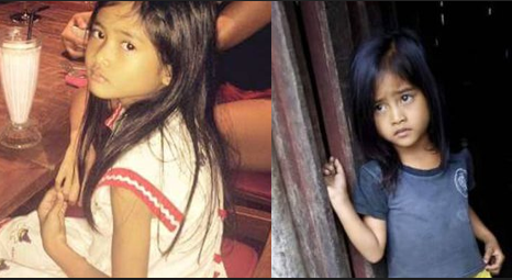 Bocah ini punya wajah mirip dengan Angeline