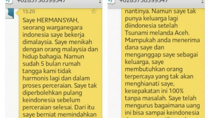 SMS Penipu Ini Malah Bikin Calon Korban Tertawa