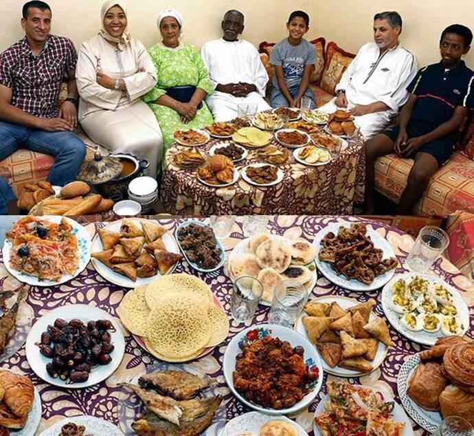 Potret Kebahagiaan Muslim Menunggu Buka Puasa di Berbagai Negara