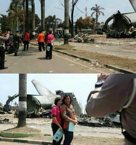 116 Orang meninggal karena kecelakaan pesawat, Kenapa sekalian gak foto2 dulu