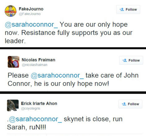 Demam Terminator, Twitter Sarah Connor Kebanjiran Komen yang Salah Fokus