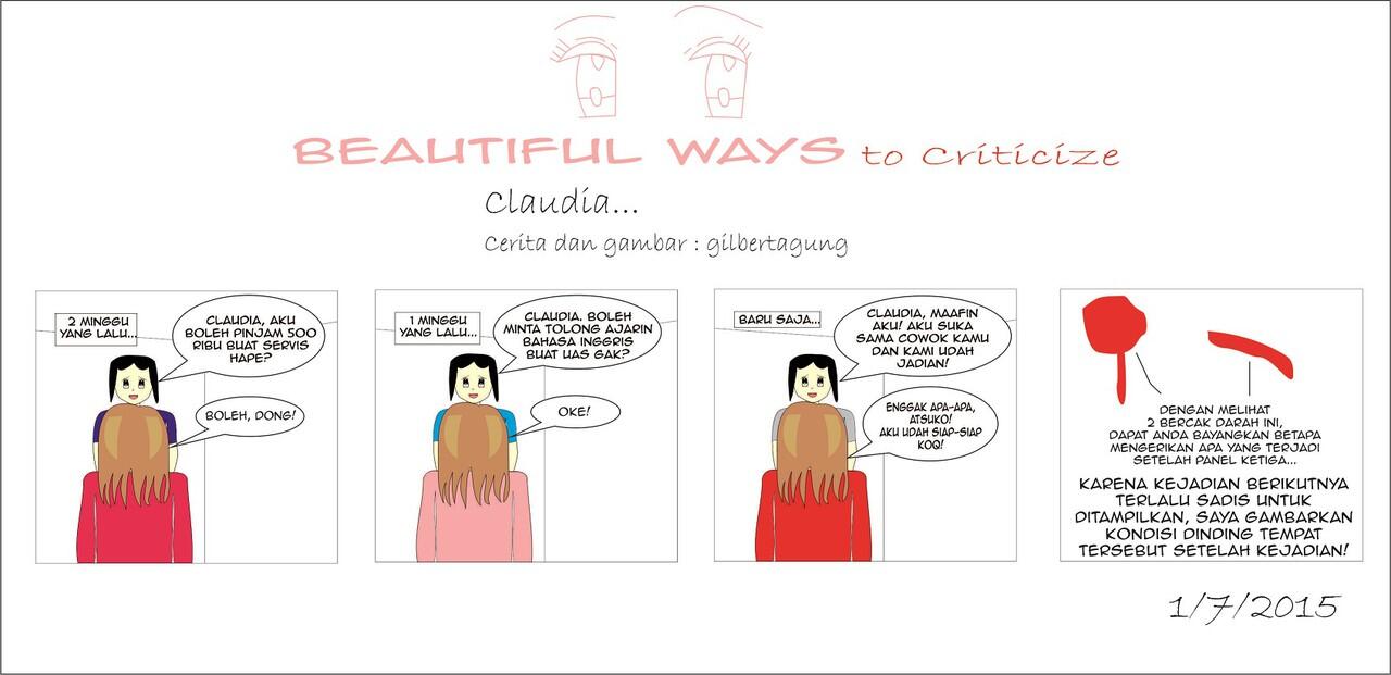 &#91;Komik Strip&#93; Beautiful Ways to Criticize