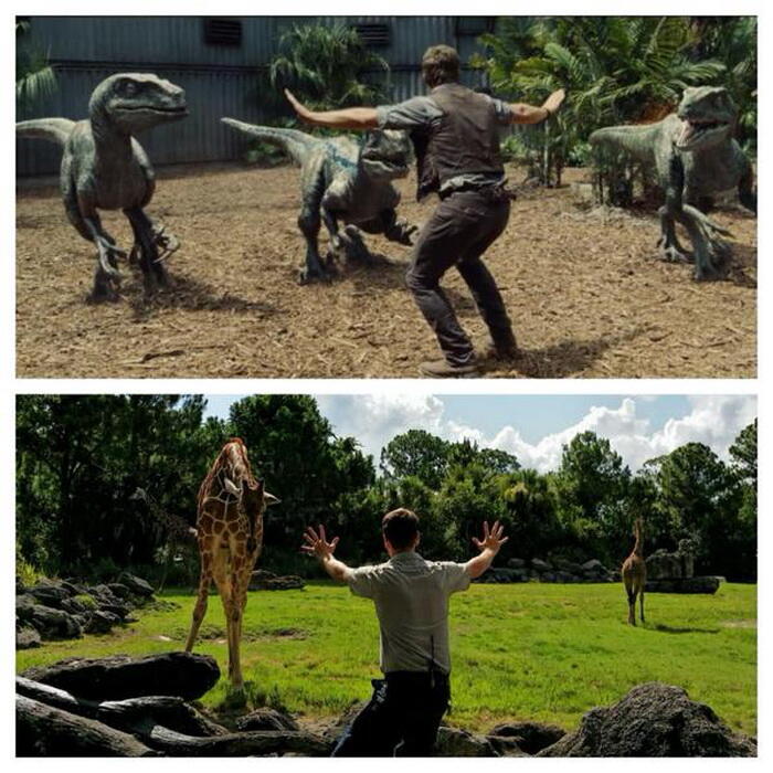 Aksi Chris Pratt di Jurassic World Ditiru Para Penjaga Kebun Binatang!
