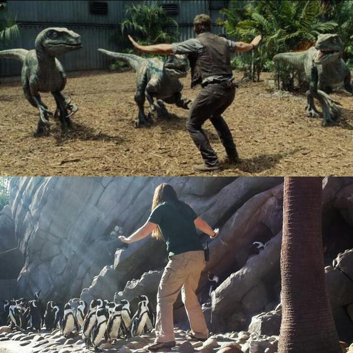 Aksi Chris Pratt di Jurassic World Ditiru Para Penjaga Kebun Binatang!