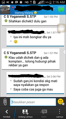 hati hati para seller fjb, modus hit and run ala buyer via rekber