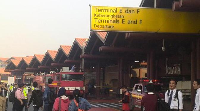 Kebakaran di Terminal 2E Bandara Soekarno-Hatta