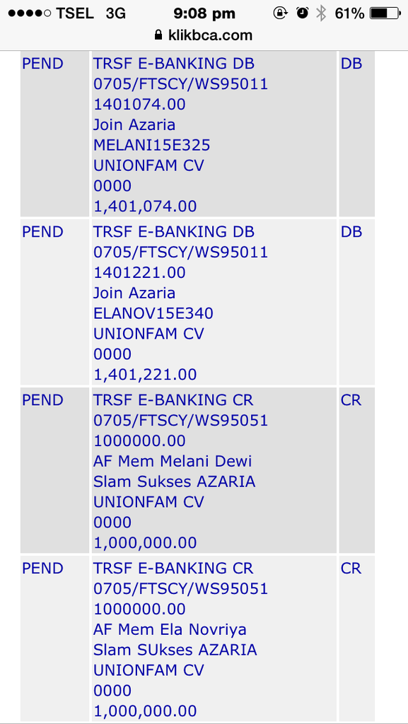 Join Azaria yuk..... dapat 1jt/member, mau?