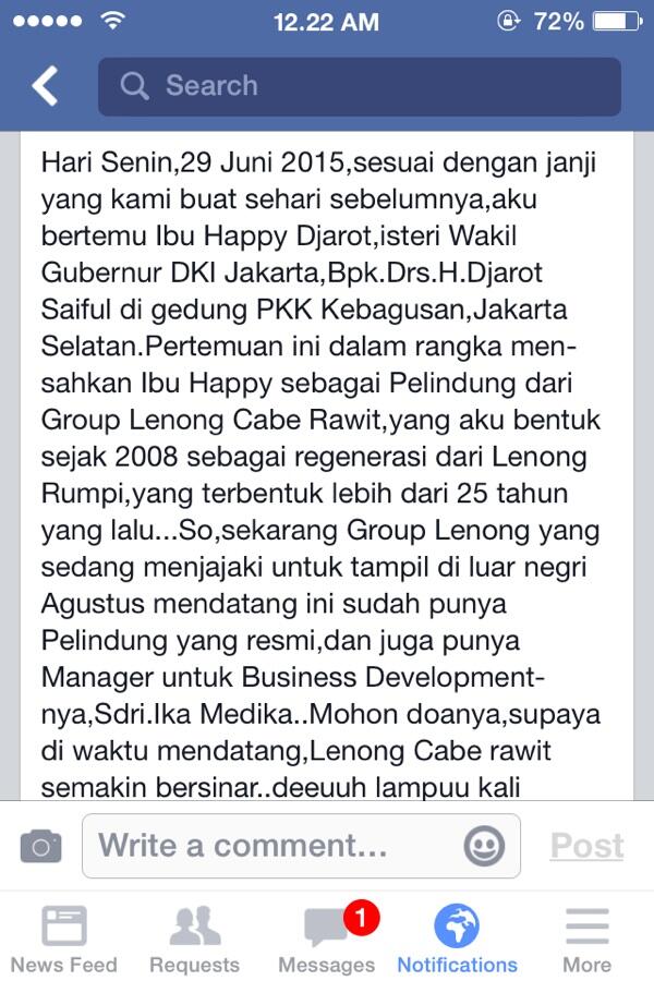 GRUP LENONG PENDATANG BARU, MENGGEMPARKAN KEMANG !