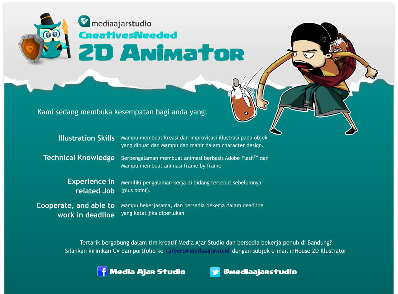 *** LOKER ANIMATOR DAN ILLUSTRATOR ***