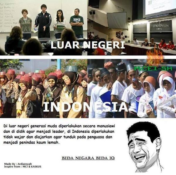 Budaya penjajahan untuk bangsa terjajah