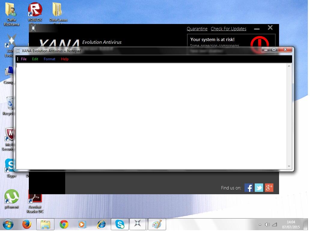 Perkenalkan XANA Lab Antivirus (antivirus Indonesia Kualitas dunia)