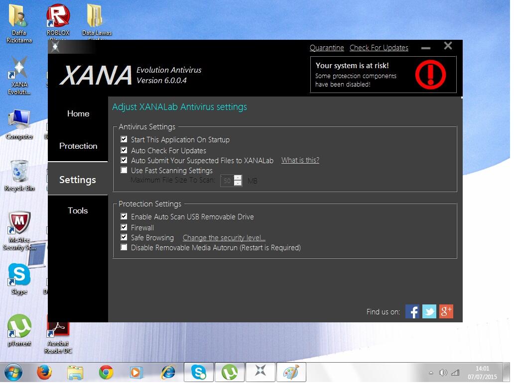Perkenalkan XANA Lab Antivirus (antivirus Indonesia Kualitas dunia)