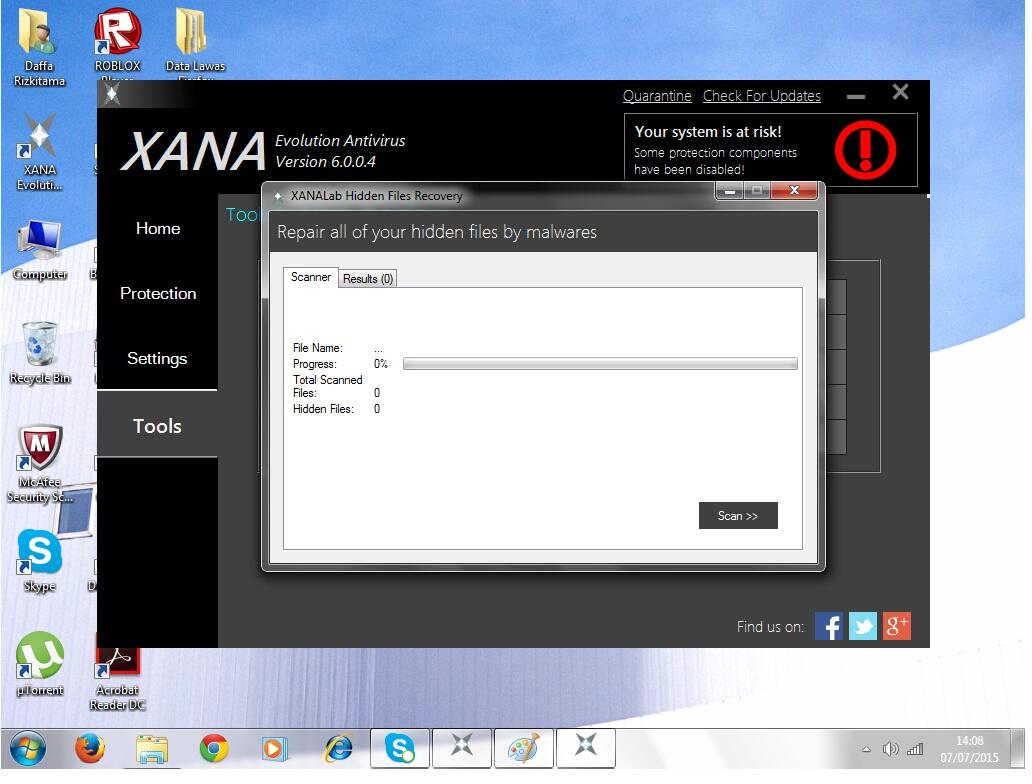 Perkenalkan XANA Lab Antivirus (antivirus Indonesia Kualitas dunia)